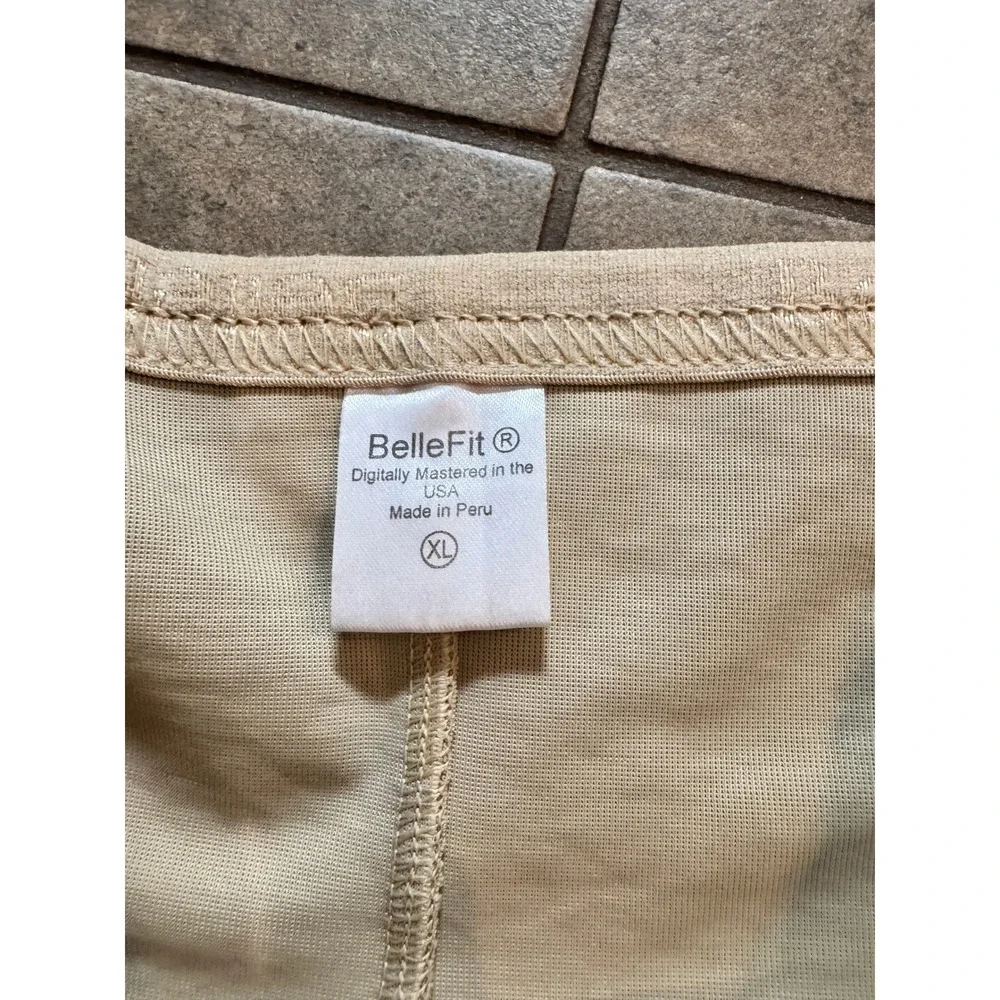 Bellefit Postpartum Girdle  Zipper Nude XL Medical Grade Compression C-Section